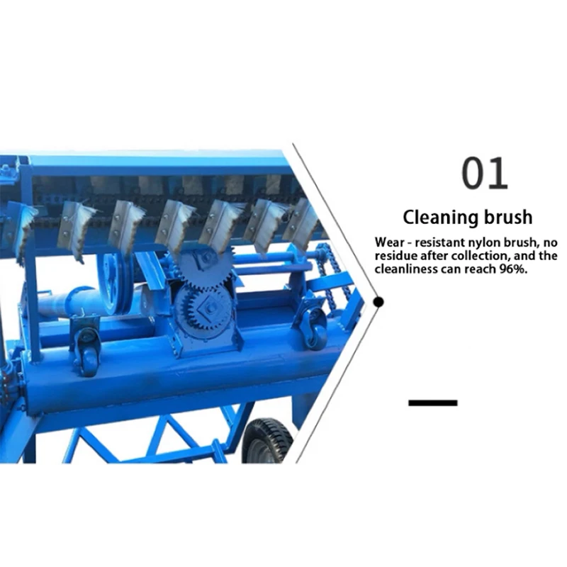 2.5 متر آلة جمع وتحميل الحبوب تجفيف المجال الطريق المضادة للطائرات بندقية نوع آلة الحبوب التنظيف التلقائي حسب الطلب #4