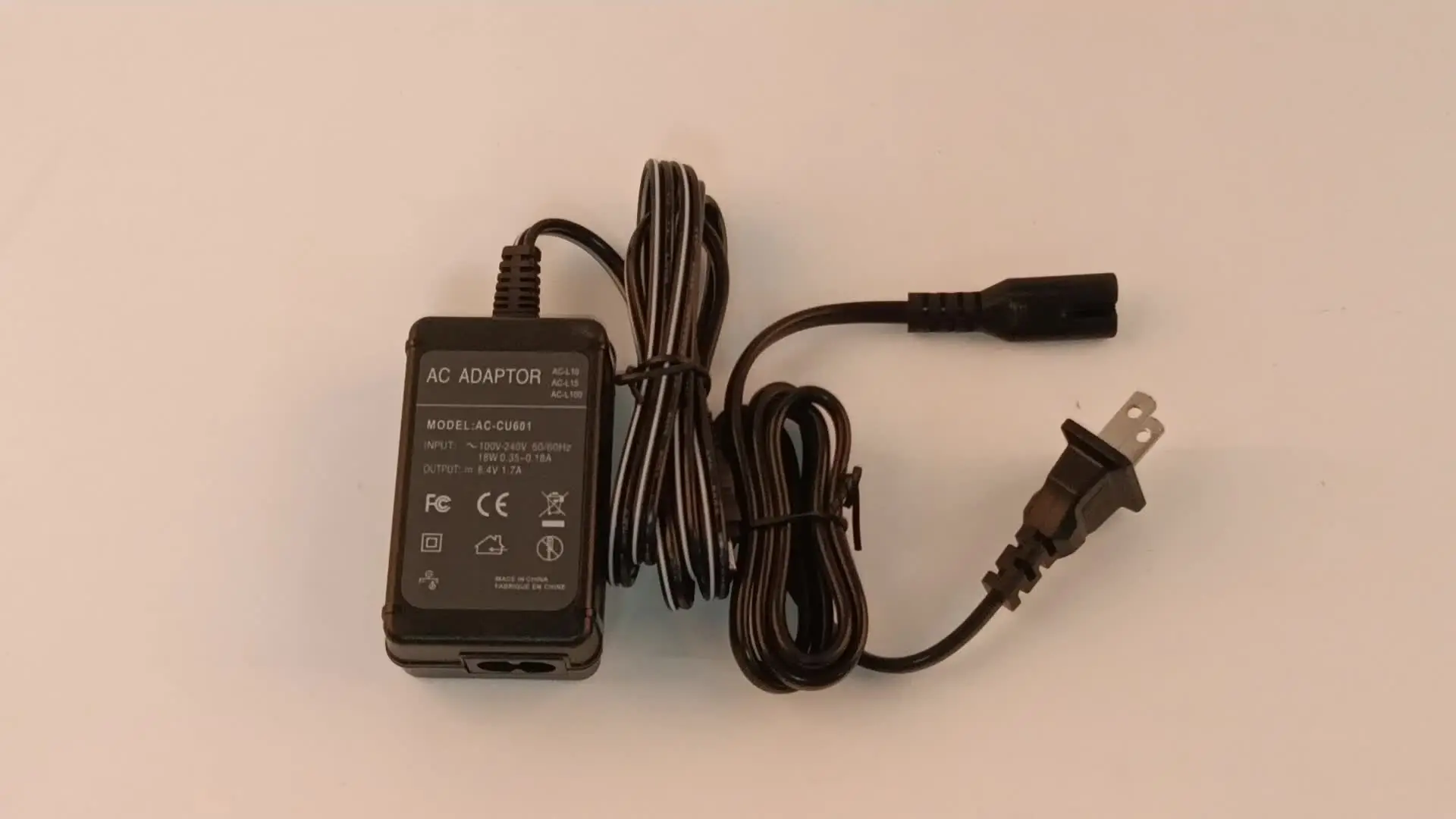 AC-L100 AC-L15カメラビデオカメラのac電源アダプタCCD-TR trv DCR-DVD