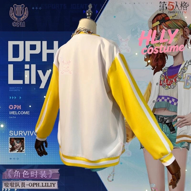 Cheerleader OPH Team Identity V Cosplay Costume Full Set Character Sports Outfit Women Party Wear view 6