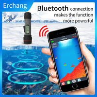 Erchang Sonar Fish Finder Wireless Echo Sounder Winter Fishing Fishfinder 0.8-90 Depth For Ice Fishing Finder