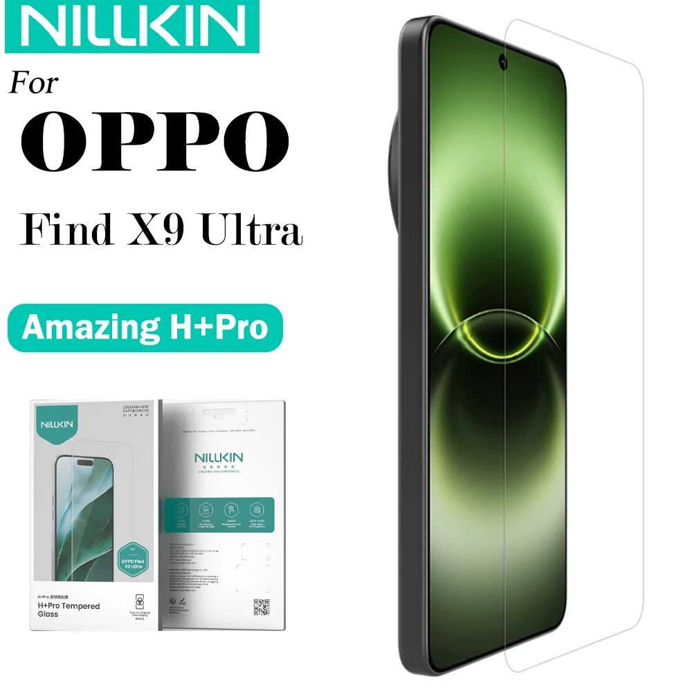 

NILLKIN For OPPO Find X9 Ultra 5G Series Screen Tempered Glass 9H Anti Explosion Screen Protector Film