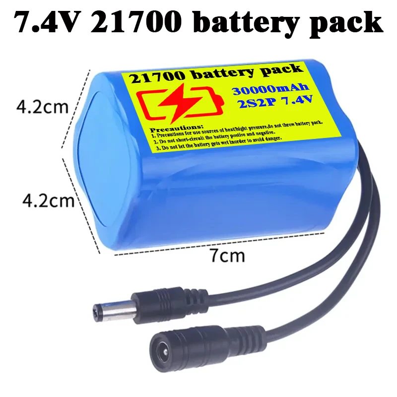 

Used for Remote Control/GPS Fishing Bait Boat Battery V020 D19 V801 V18 2S2P 7.4V 30Ah Lithium-ion Battery with Long Endurance