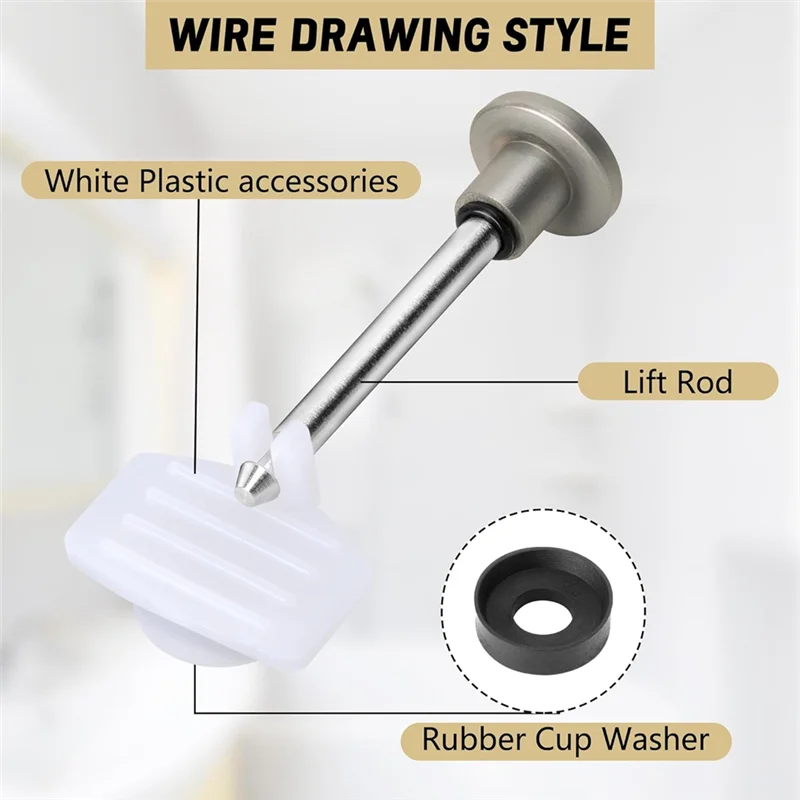 

B17B 4-Pack Universal Tub Spout Diverter Repair Kit Tub Faucet Diverter Repair Kit Tub Faucet Repair Replacement Parts