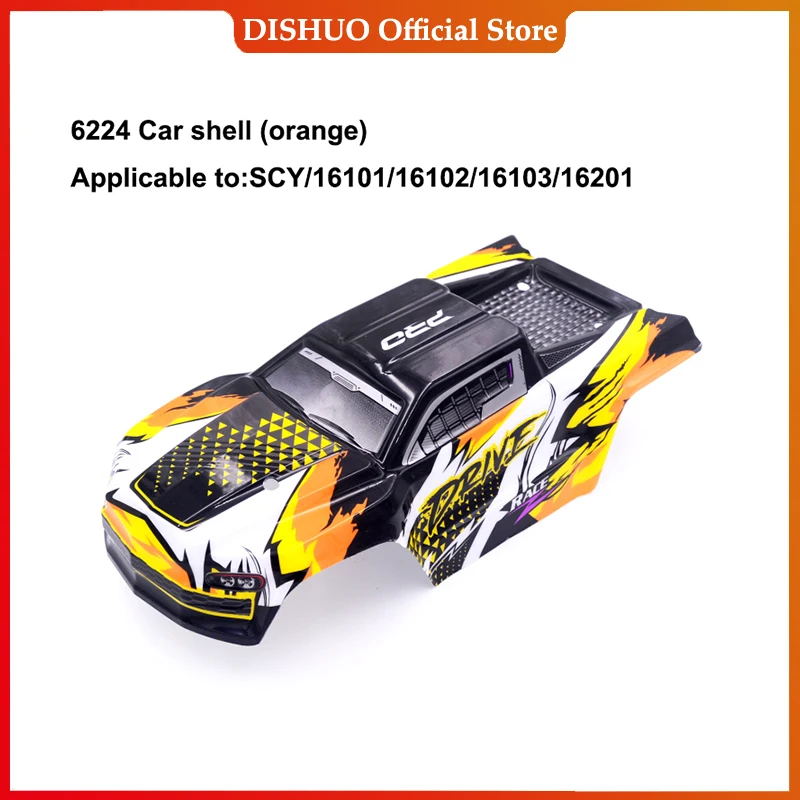 SCY 16101 16102 16103 16201 16101 Pro RC Car 1:16 niebieski ulepszony Model metalowe części zamienne 4WD/oryginalne części zamienne 6312 6313 6314