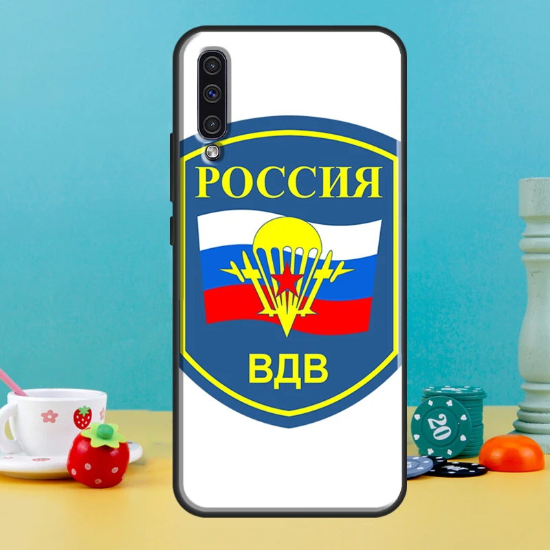 Russia Airborne Case For Samsung Galaxy A51 A71 A52 A72 A12 A22 A32 A42 A50 A70 A21S A52S Phone Cover