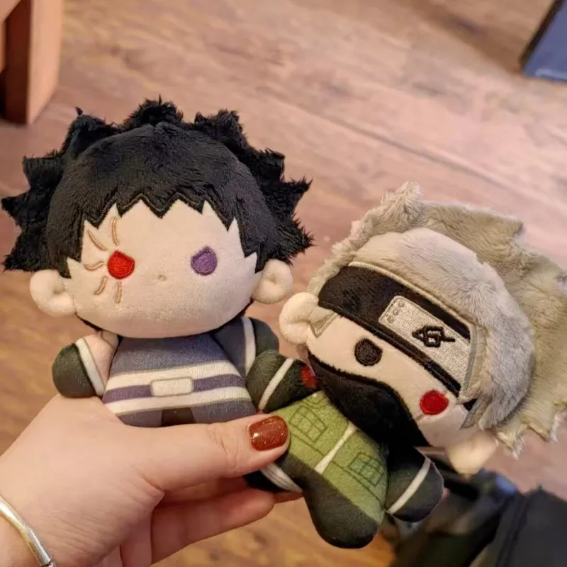 

10cm/3.93in NARUTO Kakashi Obito Plush Toy Kawaii Accessories Decorative Dolls Anime Peripherals Party Supplies Valentines Gifts