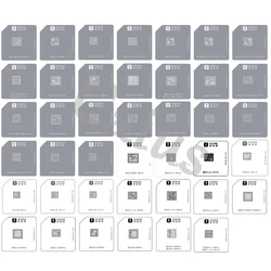 YCS BGA Chip Temporary IC Planting Tin Steel Mesh For iPhone Qualcomm HiSilicon MediaTek Samsung CPU Tin Planting Station Set