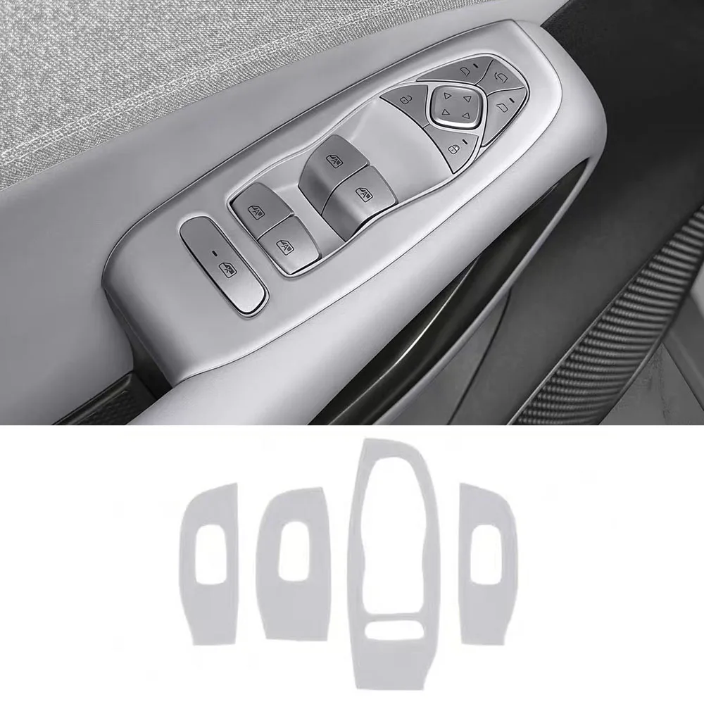 

Подходит для BYD Sealion 05 EV 2025, подъемная панель окна автомобиля, кожаная защитная нашивка, защитная накладка для кнопок двери, продукты