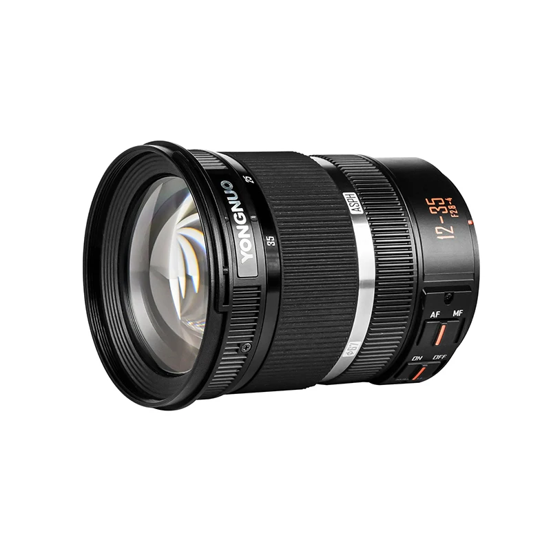 YONGNUO YN12-35mm F2.8-4M M4/3 Mount met macro-opnamen Grote diafragma autofocus standaard zoomlens voor Panasonic Olympus