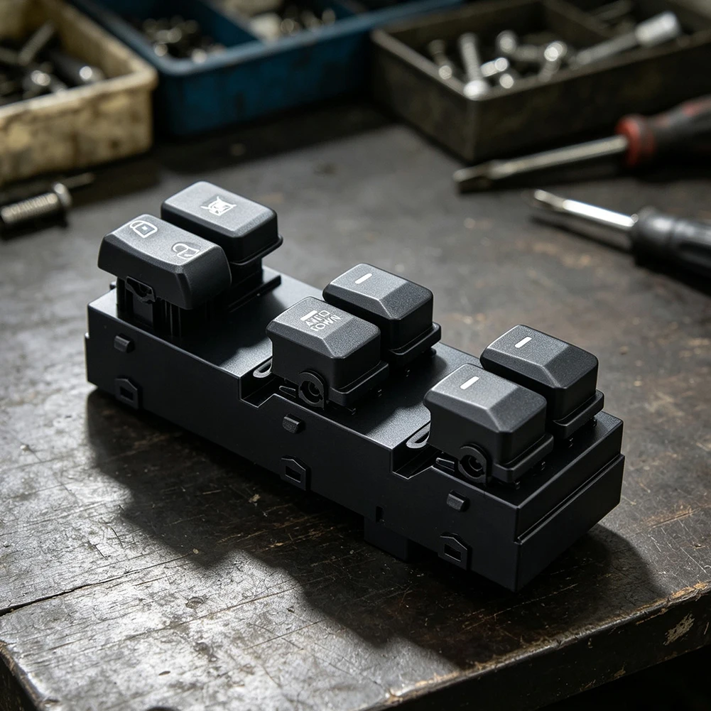 Electrical Window Regulator Front Left Switch For Daily Driving Use High Universality No Broken Damaged Repair