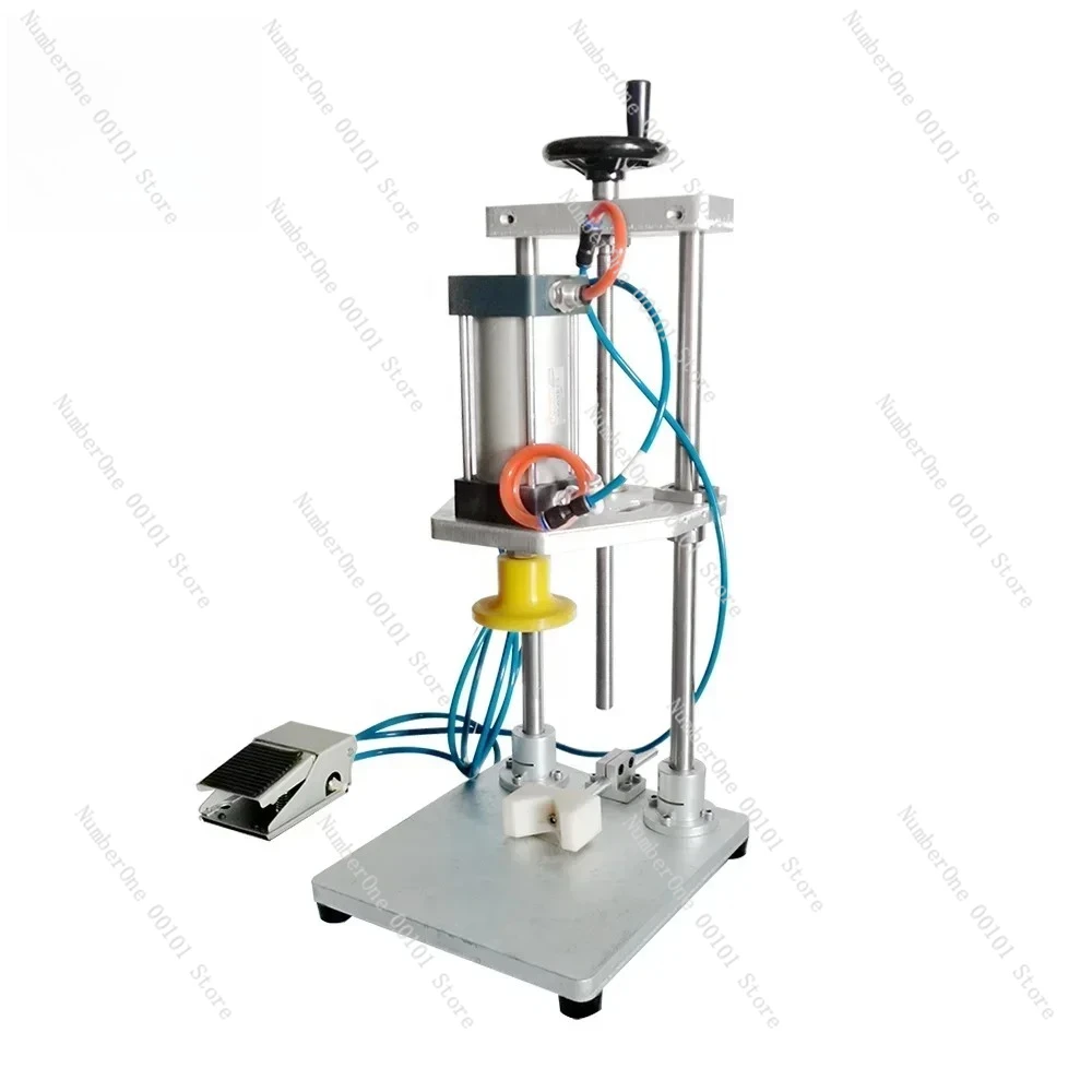 

Pneumatic Sealing Plastic Capping Machine for Bottle and Drum Caps, Perfume Oil Sauce Paint Caps