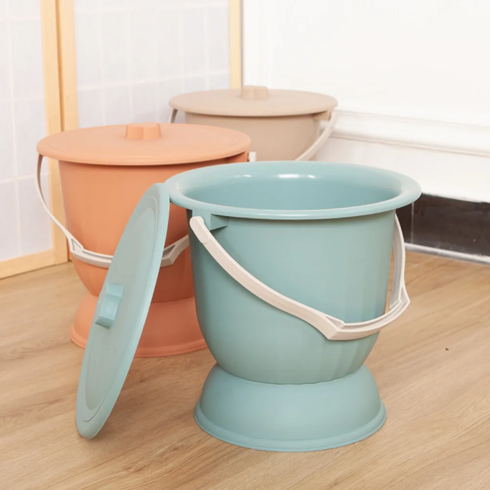 Portable Toilet Bedpan Bedroom Urinal Plastic Spittoon Pee Pot Bucket Bedside Night Urinal Adult Patient Elderly Women