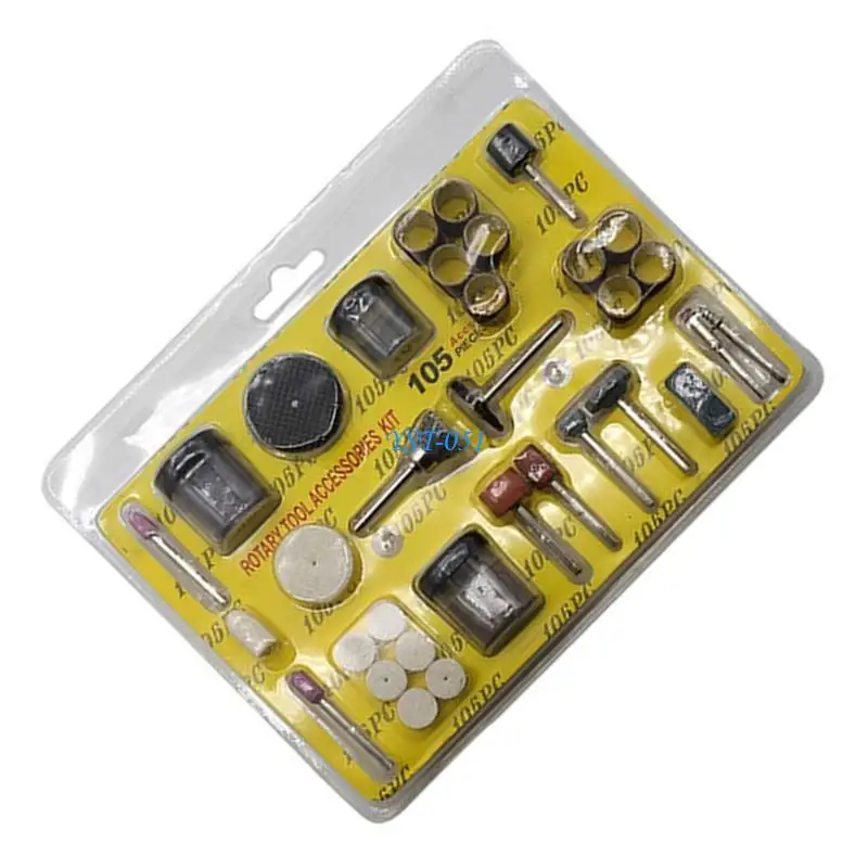 

E15A Rotary Tool Accessories Kits, Grinding Polishing Drilling Kits,Electric Grinder Universal Fitment for Cutting, Grinding