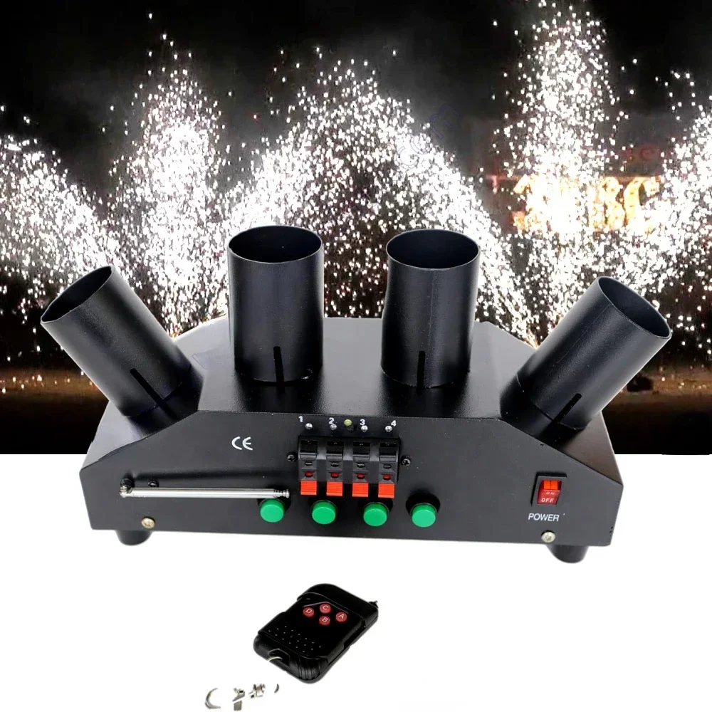stage firework machine Fan shape remote cold pyro pyrotechnic machine cold firework cold fountain firing system for stage
