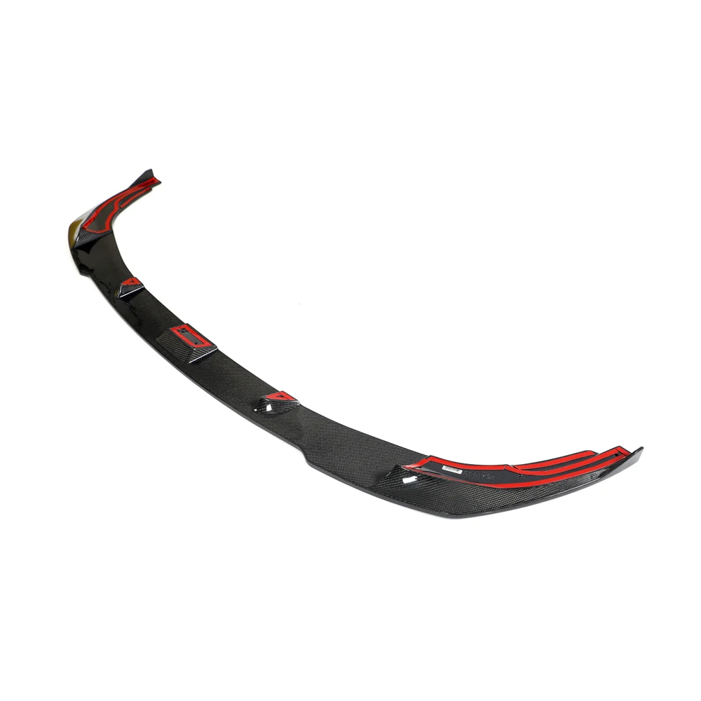 

Suitable for BMW G20 3 Series Glossy black painted front bumper lip spoiler 2022-2023