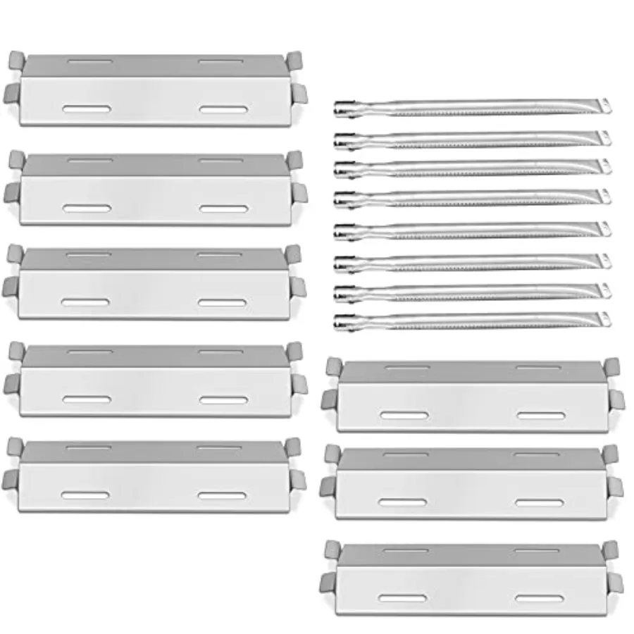 

Gas Burner and Heat Plate Shield Stainless Steel Grill Replacement Parts for Members Mark GR2039201-MM-00, Bakers and Chefs ST1