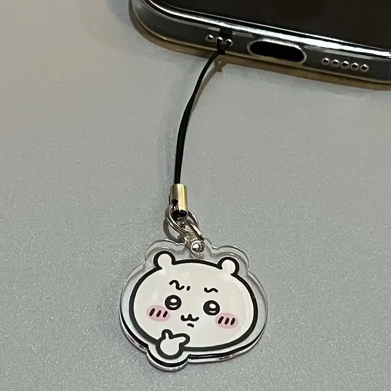 Llavero con colgante de figura de Anime, colgante con cordón para teléfono móvil, accesorios para bolsa, regalos