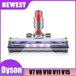 Atualizado Direct Drive escova cabeças, bicos para Dyson V10, V11, V8, V7, Sv12, V14, V15, Slim, V12, G5, peças substituíveis, aspiradores LED