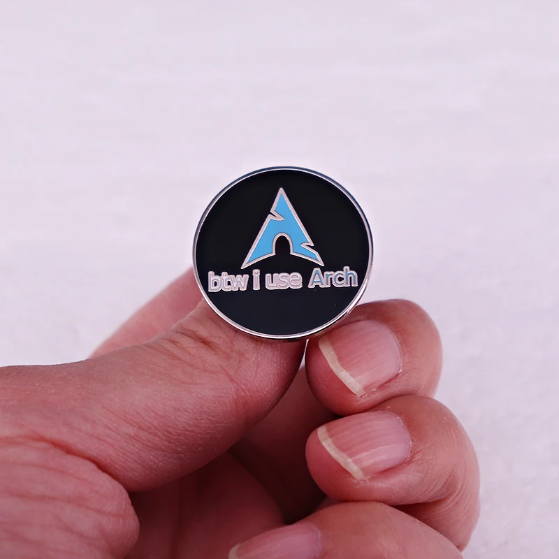 BTW أنا استخدام آرتشس المينا دبوس مضحك catchالعبارة جعل متعة دبابيس قبعة مجوهرات هدايا #3