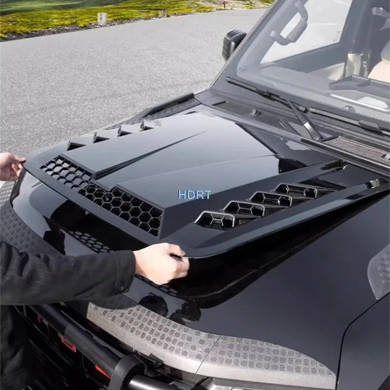 

Car Style Front Air Flow Intake Vent Engine Frame Inlet Bonnet Hood Scoop Cover Accessories For Chery Jetour T2/Traveler 2023 +
