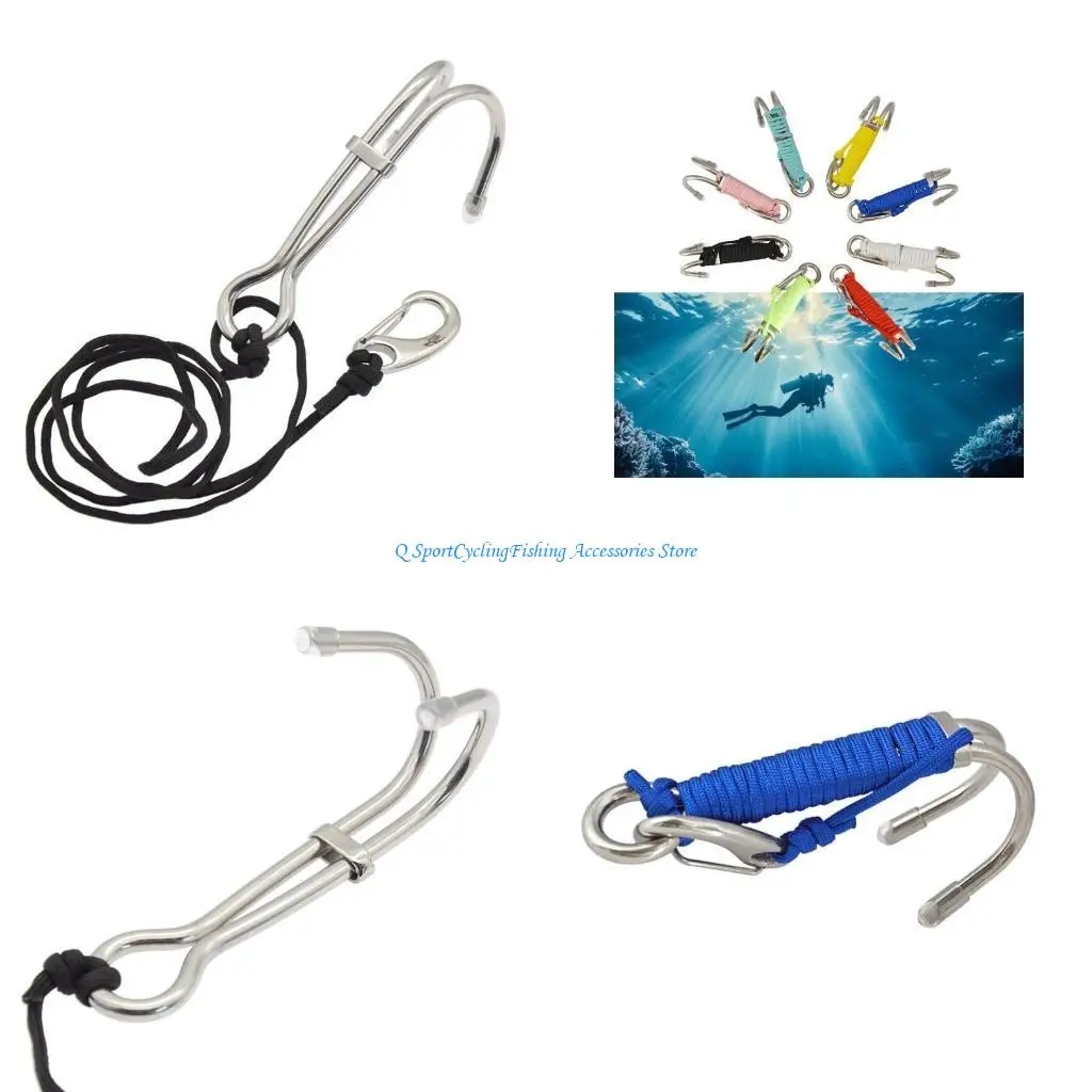 

31 кс продливность из нержавеющей стали с двойной головкой, устойчивый к крючке для дайвинга для дайвинга и рыбалки