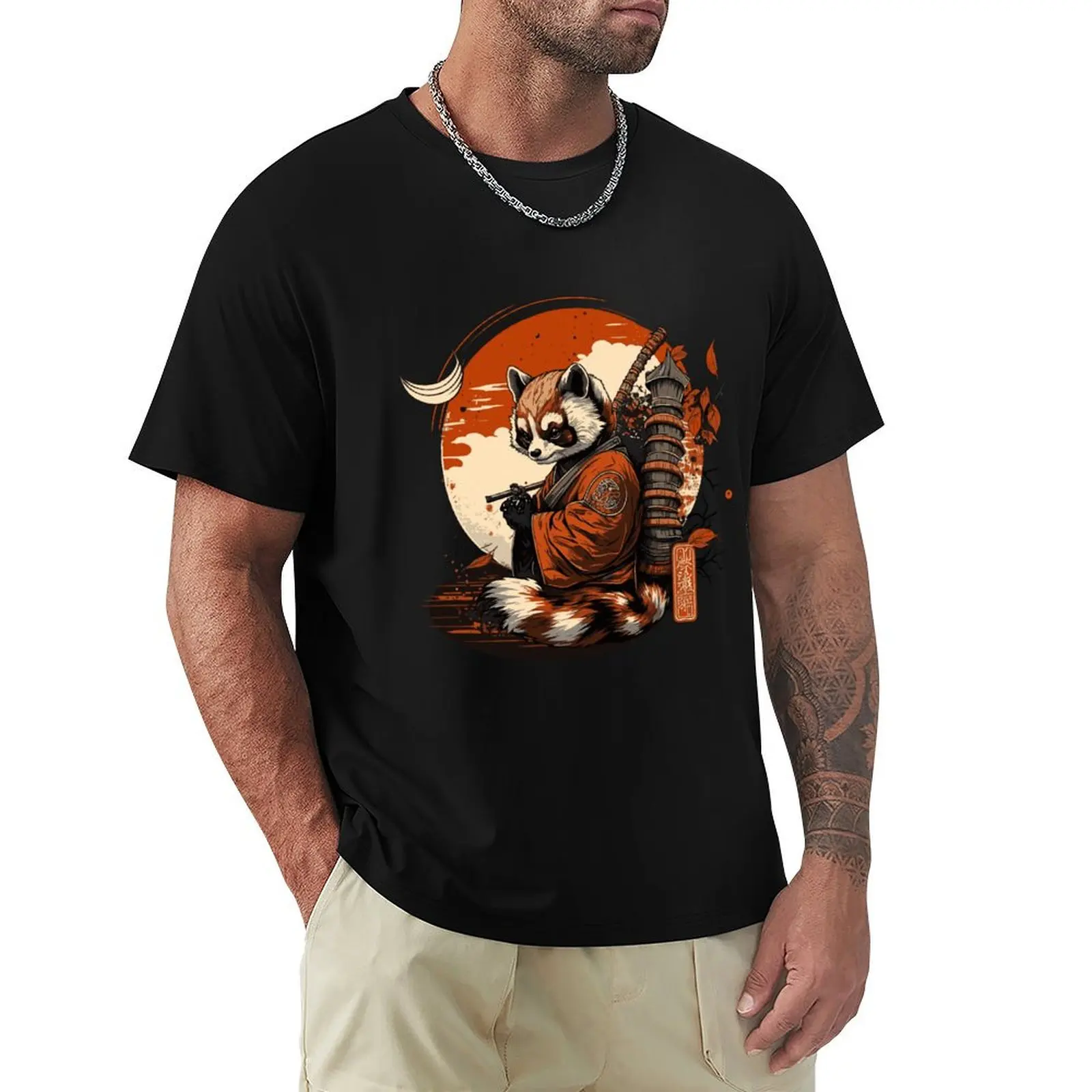 baka red panda 5 T-Shirt Sun Block Outdoor T-Shirt