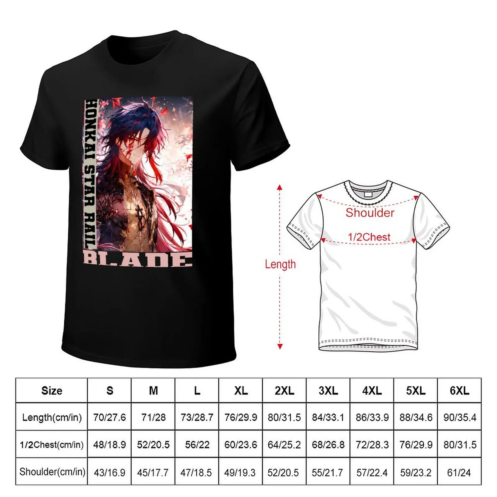 Blade - Honkai Star Rail T-Shirt Moisture Control Sports Tee