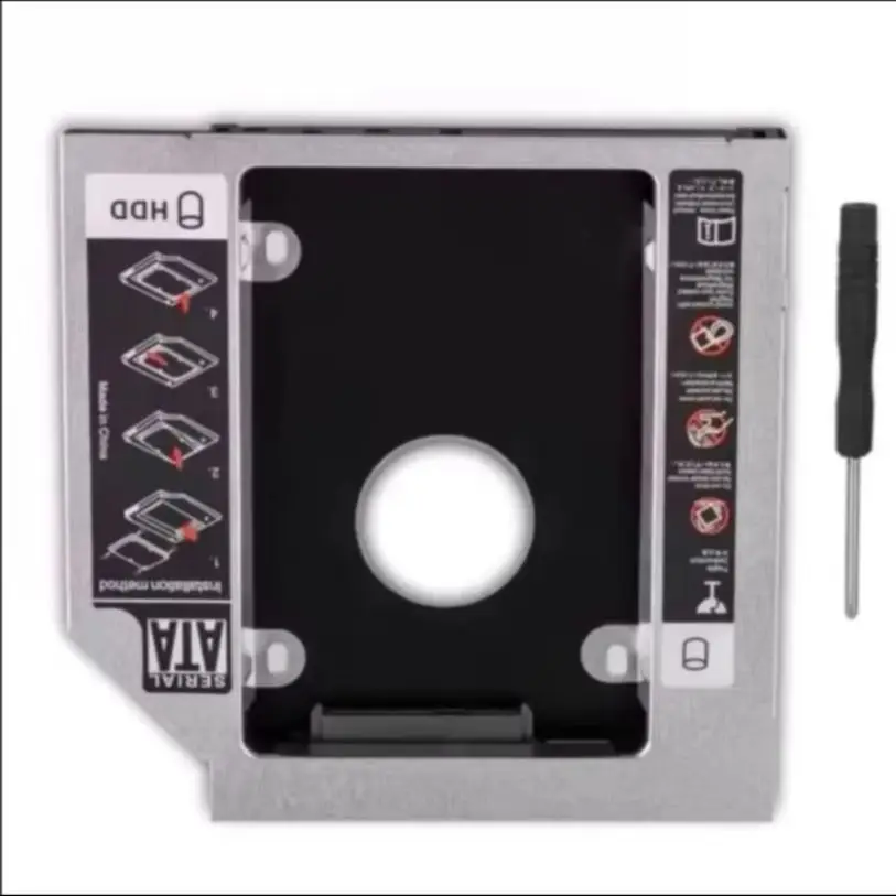 12.7mm 2nd 2.5 Hard Drive HDD SSD Optical bay Caddy Frame Bracket For Asus N80 N80V N53 N55 N56 N60 N61 N70 N71 N73 N73SV UJ870A