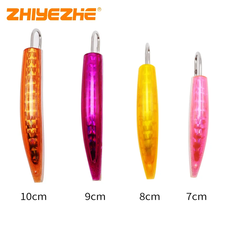 

ZYZ 2Pcs Trolling Fishing Bowhorn Hooks 7/8/9/10CM Reinforced Jig Fishhooks Topwater Bait Assist Hook Boat Trolling Fishing Hook