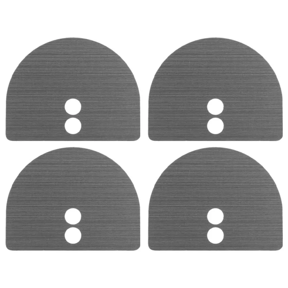 

4Pcs Zinc Alloy Fingerprint Lock Cover Plate Door Hole Filler for Deadbolt Locks Sturdy Security Plates Keyless Entry Door