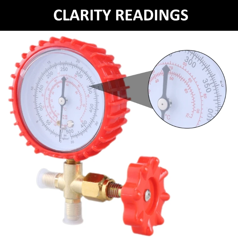 Aluminiowy manometr do ładowania klimatyzatorów Naprawa urządzeń chłodniczych dla R22
