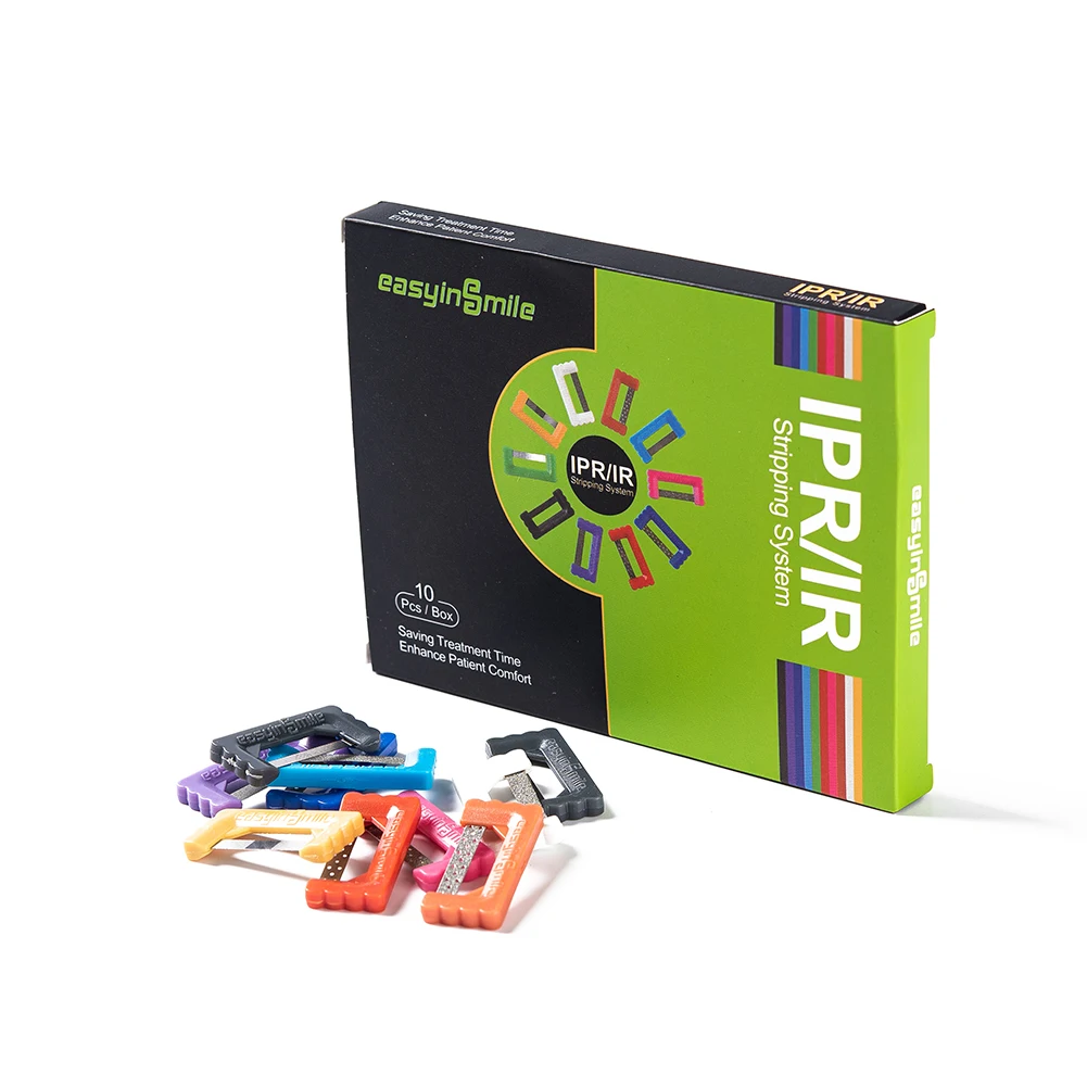 EASYINSMILE Dental Interproximal Relief IR/IPR Kit Orthodontic Reduction Strips Enamel Polishing Saw Diamond for Removal&Clean