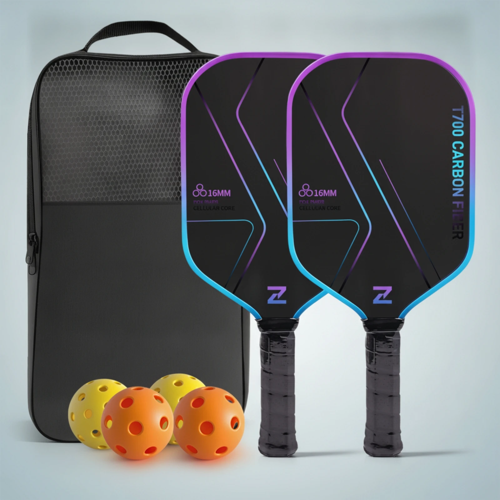 2-pieces-carbon-fiber-pickleball-paddle-textured-pickleball-set-with-balls-perforated-long-lasting-for-adults-outdoor-courts