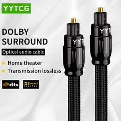 Hifi Optic Audio Cable Digital Optical Fiber Cable Toslink 1m 5m SPDIF Coaxial Cable for Amplifiers Player PS4 Soundbar Cable