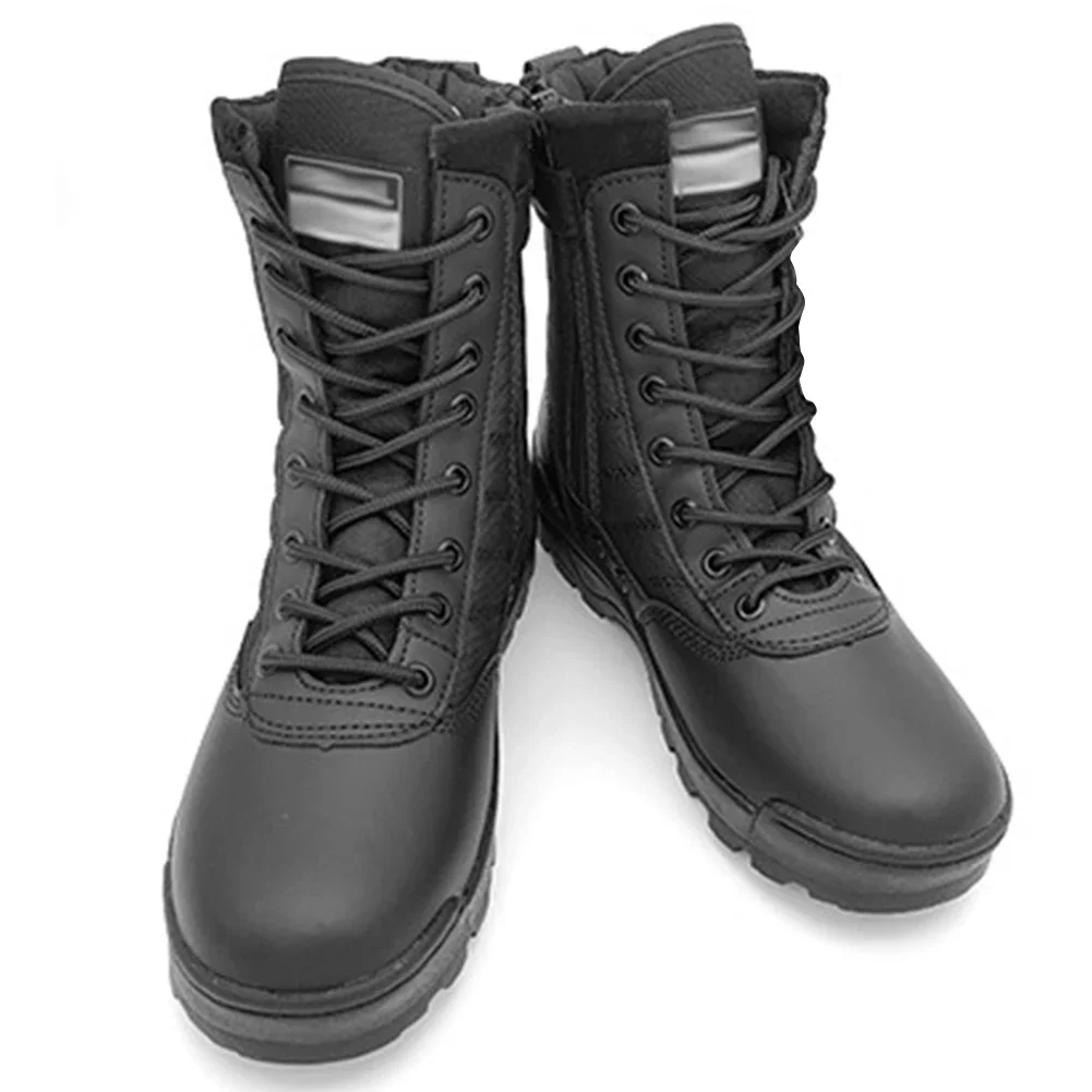 Mountaineering Shoes Lace Up Winter Tactical Military Boots Breathable Hunting Training Boots High-top Lightweight for Men