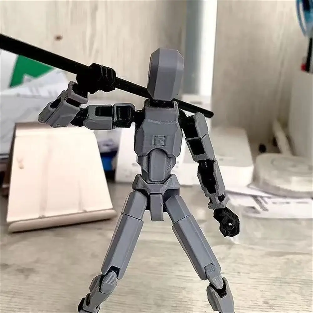 13 Jointed Movable Action Figures Shapeshift Robot 3D Printed Mannequin Character Assemble Toys Parent-children Game Kids Gift