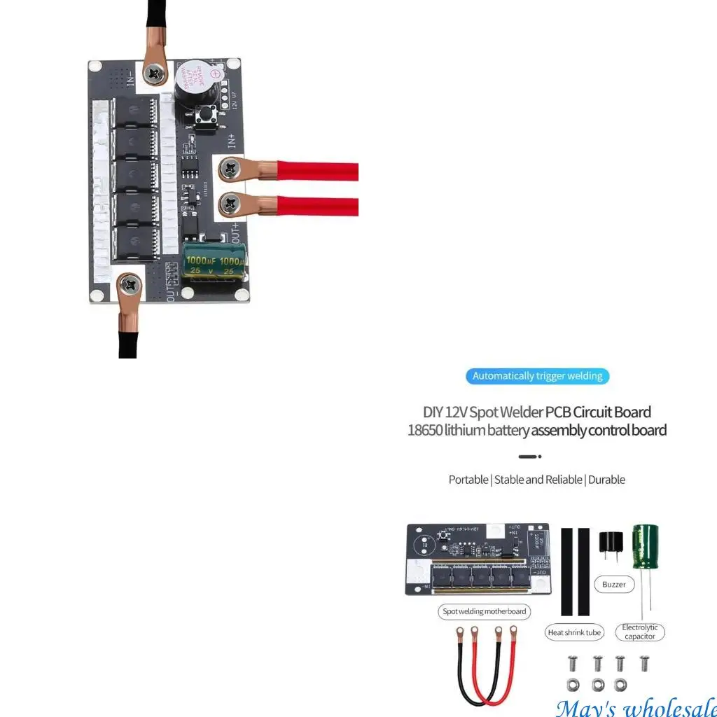 

Портативный сварочный аппарат пятна батареи 12В для платы с печатным монтажом 18650 448А