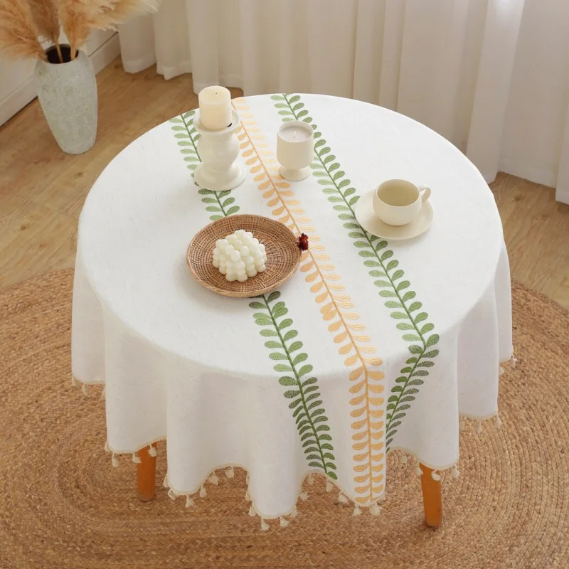 Round Tablecloth Ja… - image