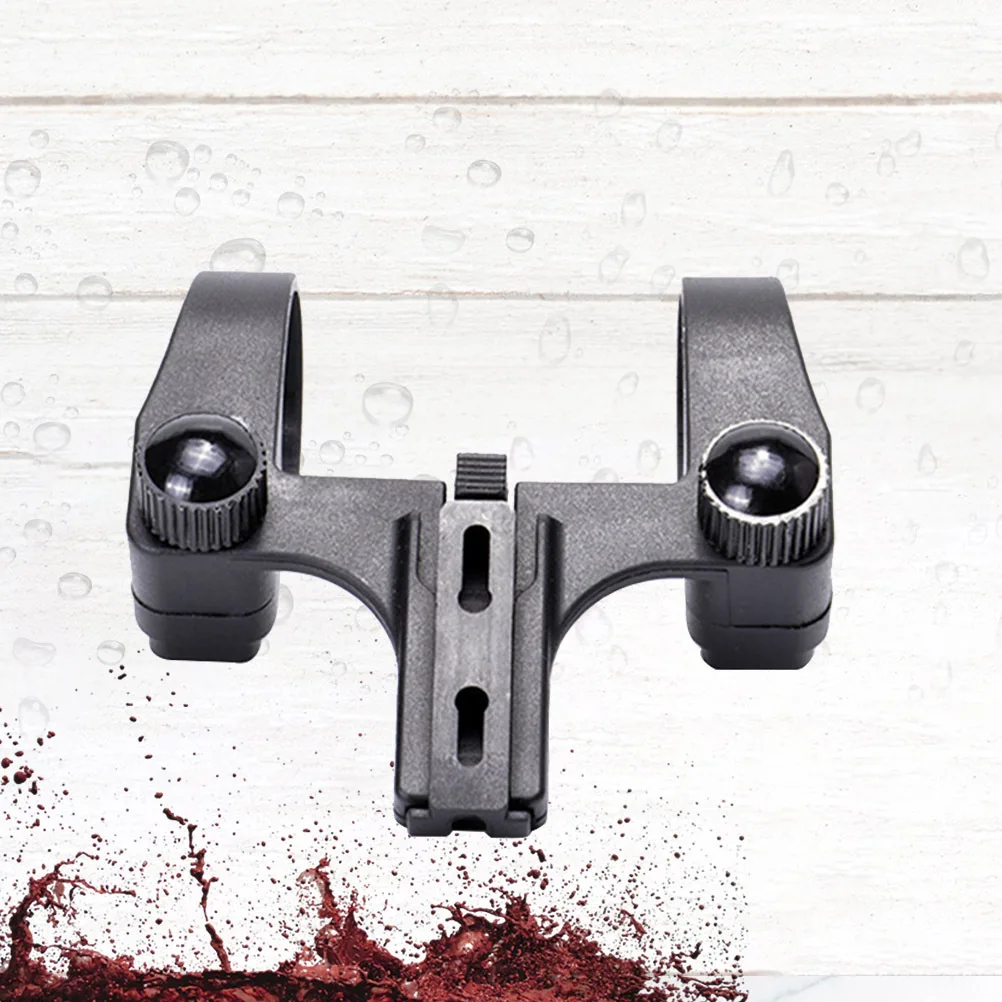 

Mountain Road Bike Front Light Holder Black Plastic Lamp Bracket Anti-Skid Rubber Strip Bike Headlight Headlight Bracket