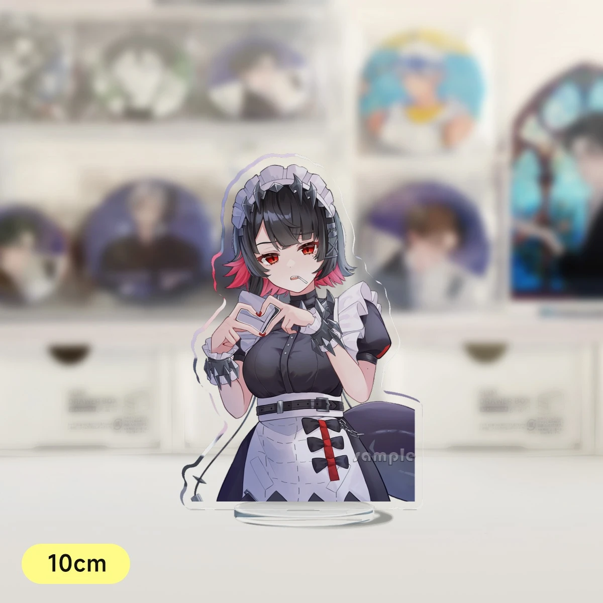 ZZZ Anime Zenless Zone Zero Acrylic Standee & Keychain – Fanmade Ellen Shark Girl Figure Desk Display هدية عيد الميلاد القابلة للجمع