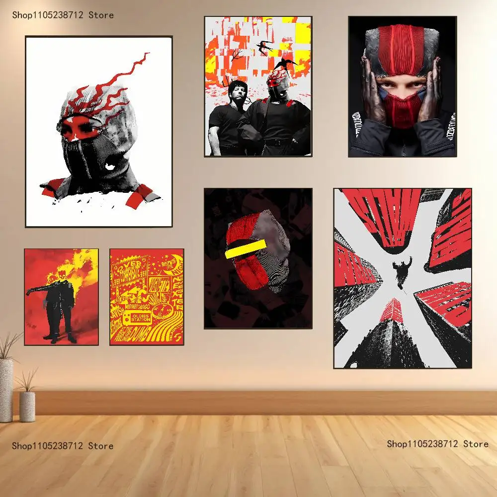 

C-Cl-ancy T-Twentys P-Pilots-S O-One Poster Multi-Purpose Wall Art for Living Room Bedroom Office Hallway Bar Home Decor Gift