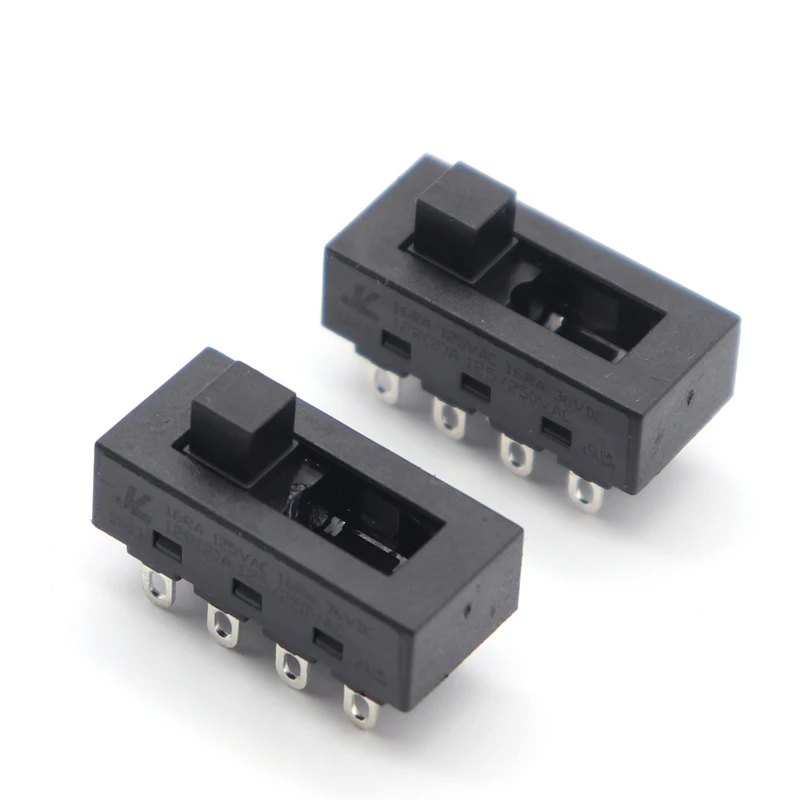 【5-1PCS】Black 12A 250V 3 Position 8 Pin Toggle Slide Switches LQ-103H Hair Dryer  for JJ-15 Philips Flyco FH6218/20/21/31