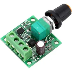 5pcs 1.8V-15V 2A DC Motor Speed Controller PWM Variable Speed Regulator Governor Switch 1803BKW with Speed Control Knob