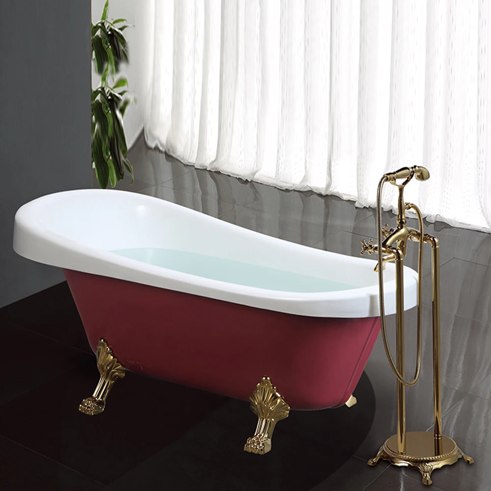 &c  Fiberglass Claw Foot Tub/ French Slipper Bathtub/ Bathtubs Prices and Sizes