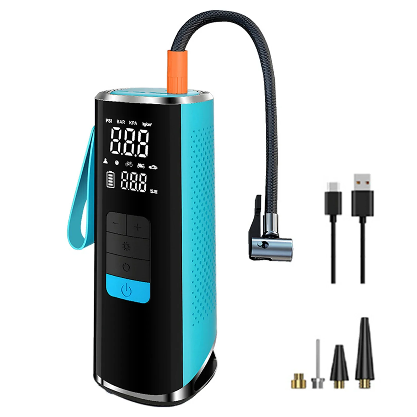 Portable Inflator Pump 150psi Cordless Air Pump Universal Tire Inflator for