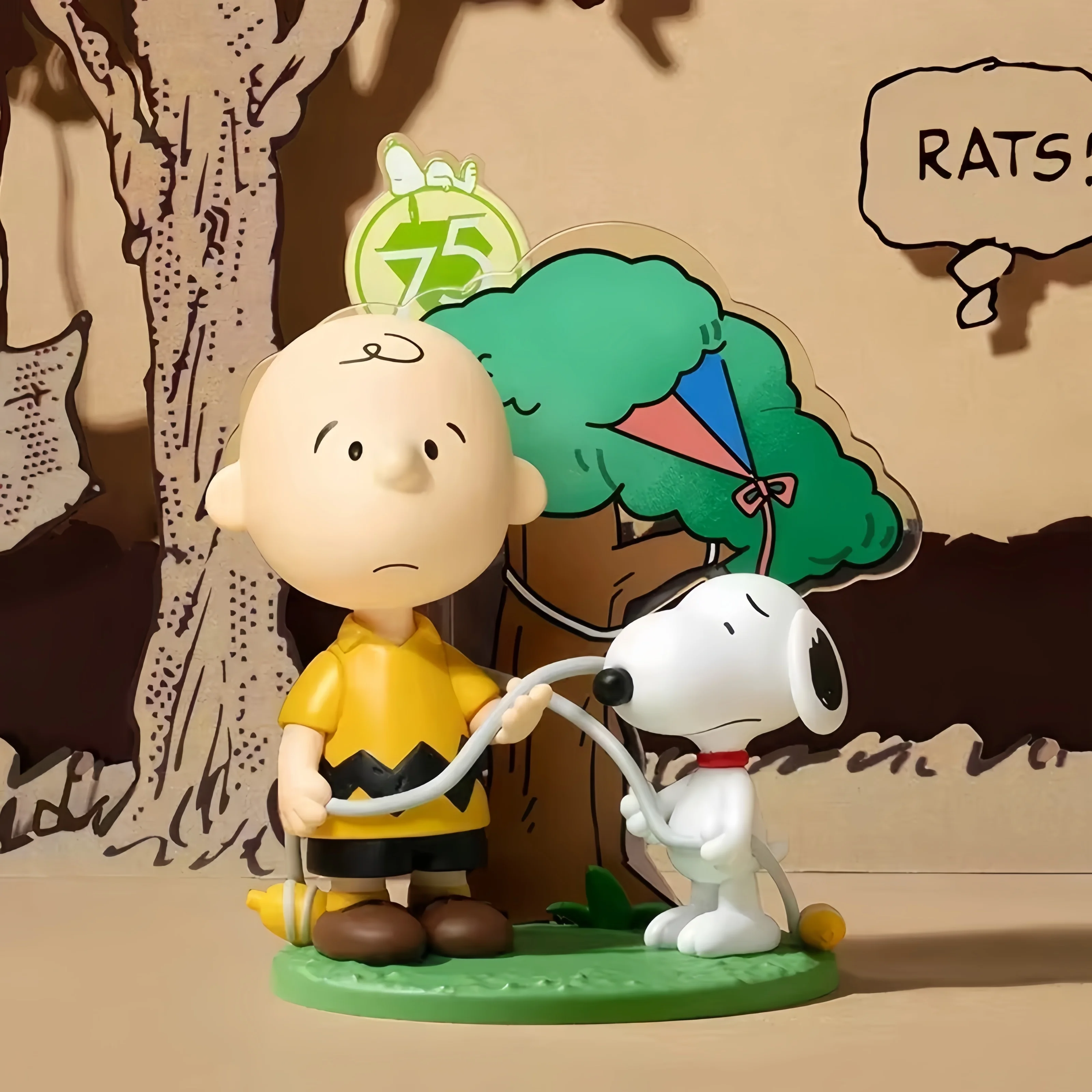 

Peanuts 75th Anniversary | Snoopy Comic Life Series Blind Box Toys Kawaii Anime Action Figure Caixa Caja Surprise