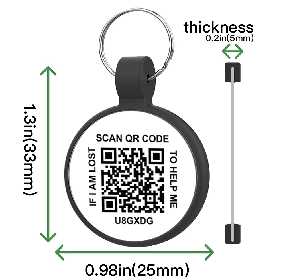 qr code placa nombre perro Dog Accessories QR Dog Tag Pet Tags No Subscription Online Pet Contact, Scan Trace Instant Location