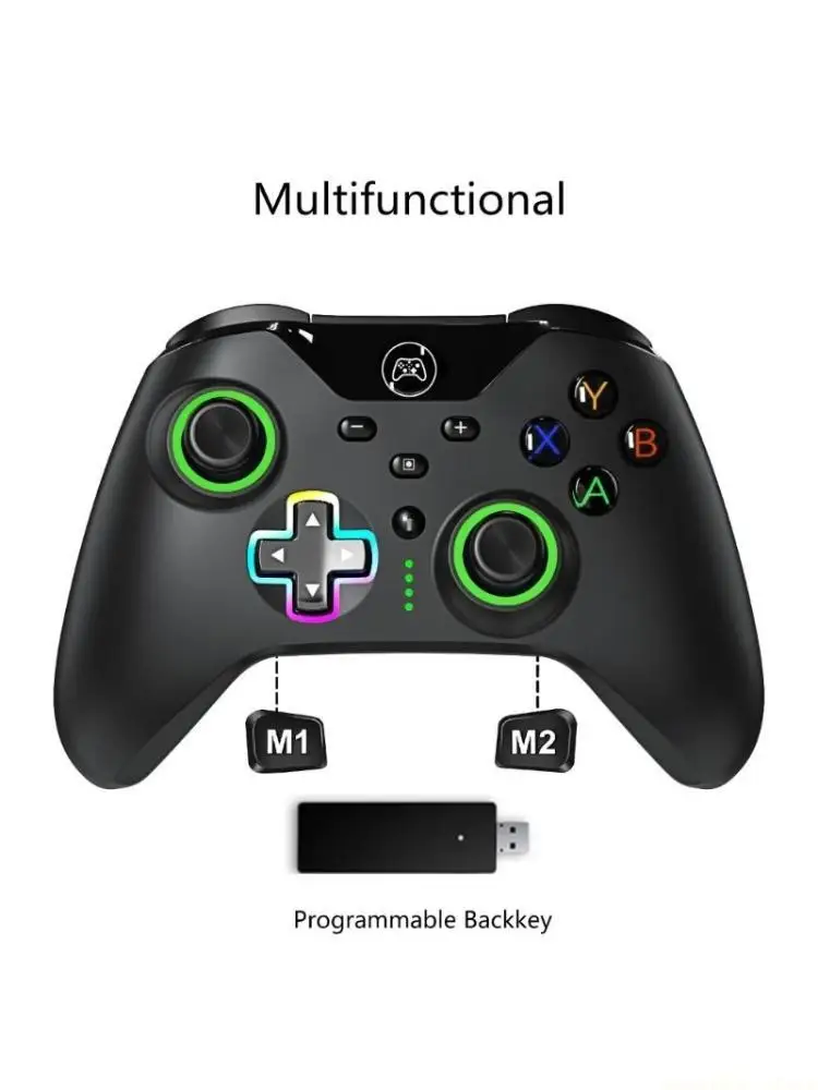 

F62C Беспроводной контроллер ядер 2,4G Игровая ручка с питанием от аккумулятора для X/S