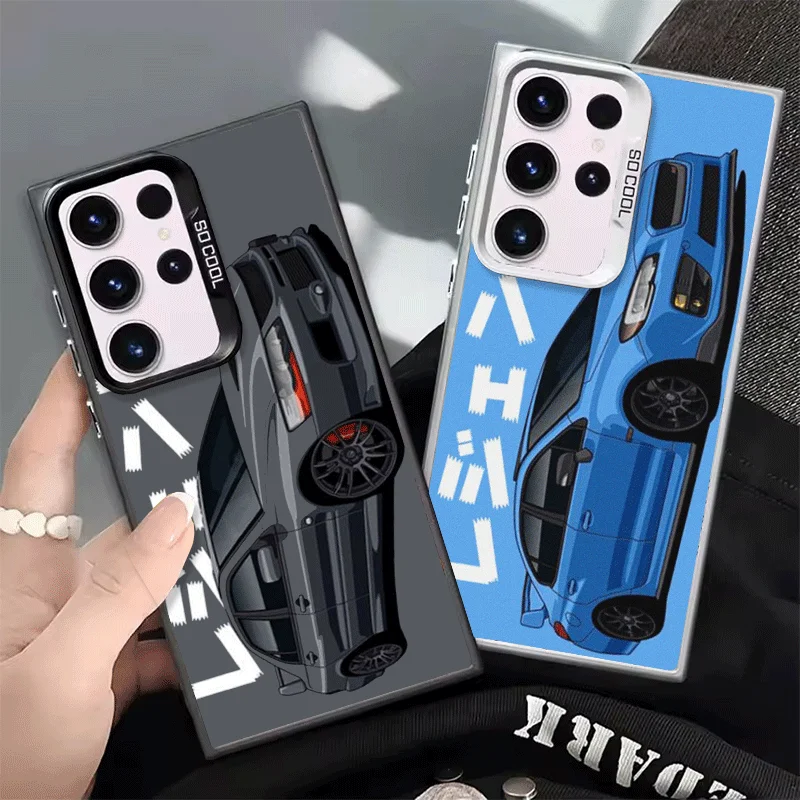 JDM Tokyo Drift Sports Car Shockproof Phone Case for Samsung Galaxy S26 Edge S25 Ultra S24 FE S23 Plus S21 Cover Anti Fall Funda