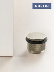 Nurlin Brass Stable New Knurled Door Stopper Gates Adjustable Stop 3cm Height Suitable For Installing Wooden And Cement Flooring
